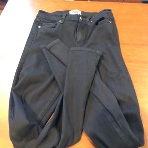 Paige jeans black skinny 29